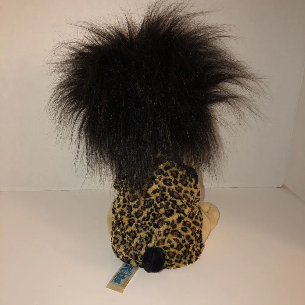 CAVEMAN DOG Kitty Kat Lion The Adam's Family Theme Animated Singing Plush 2009